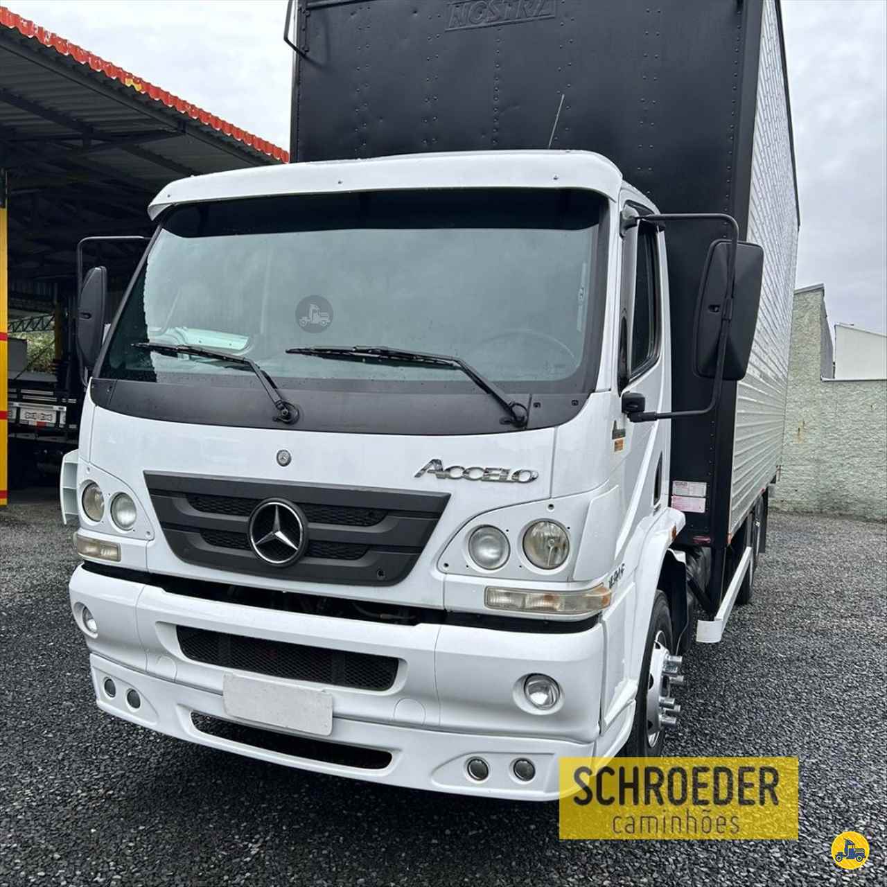 CAMINHAO MERCEDES-BENZ MB 1316 Baú Furgão 3/4 4x2 Schroeder Caminhões ITUPORANGA SANTA CATARINA SC